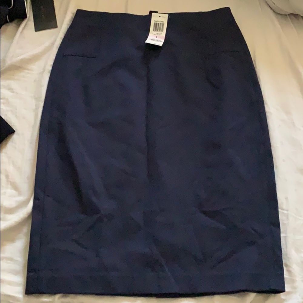 Midi/pencil skirt, navy